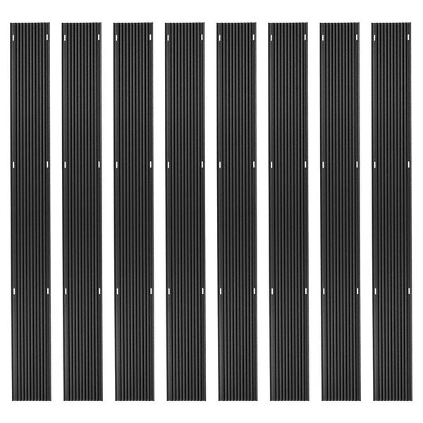5' L Black Ice Snowmobile Ski Carbide Glide Protector Guides - 8 pack