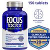 Focus Factor Brain Health Supplement- Memory- Concentration- Focus 150 Tablets