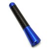 Short Antenna Car Carbon Blue 8cm Braid E15#N
