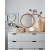 Branded TROMMA White Wall Clock 25cm Silence Night Quite Quartz Clock