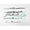 Cross Locking Tweezers Set 5 Cross Lock Soldering Self Closing Straight & Bent