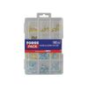 Forgefix FORFPHESET Hook and Screw Eye Kit Forge Pack - Silver (102-Piece)