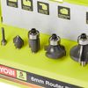 RYOBI RAKRBS5 Router Cutters, 5 Piece, 6 mm