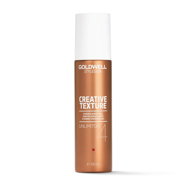 Goldwell StyleSign Creative Texture Unlimitor 4 Strong Hair Spray Wax with Long-Lasting Hold 4.6 oz