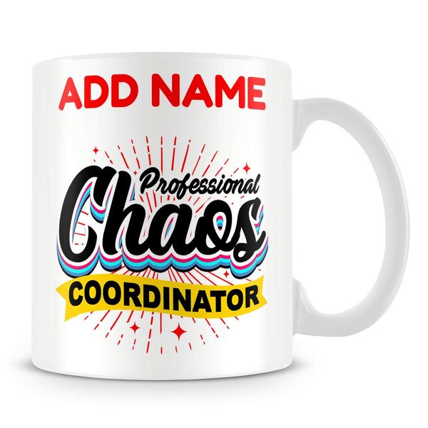MUGGZ Boss Mug Personalised Gift - Professional Chaos Coordinator