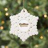 CafePress Coffee Queen Snowflake Ornament, 3.5"x3.5"