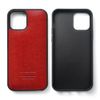 WINGLIDE iPhone 12 mini case Genuine Leather Rugato Leather (Red)