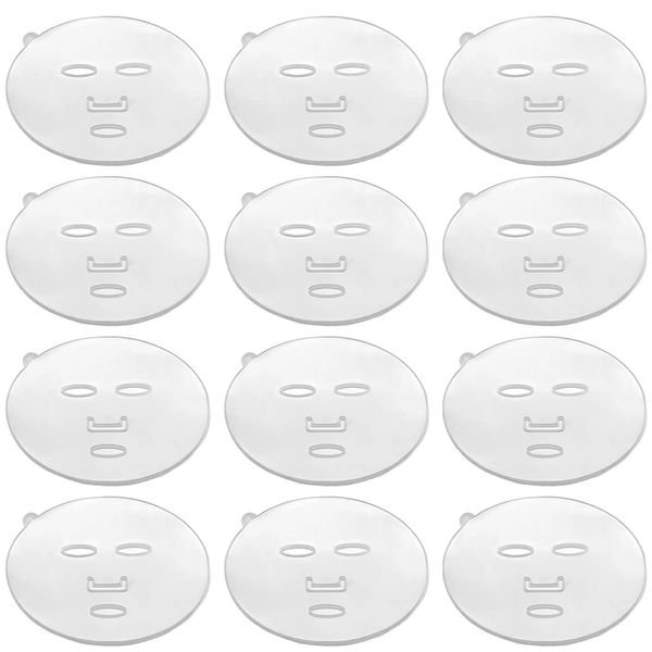 20pcs Portable Mask Maker Plates Home Reusable Mask Making Trays Random Styles Facial Care Tool