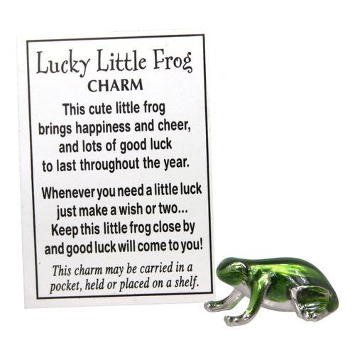 Ganz Lucky Little Frog Charm with Story Card!