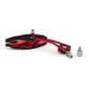 Universal Motorcycle Rearview Mirrors Rear View Mirror 8mm 10mm Red US