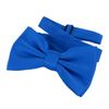 DonDon Bow Tie Blue pre-tied Bow - adjustable(Size: One size)