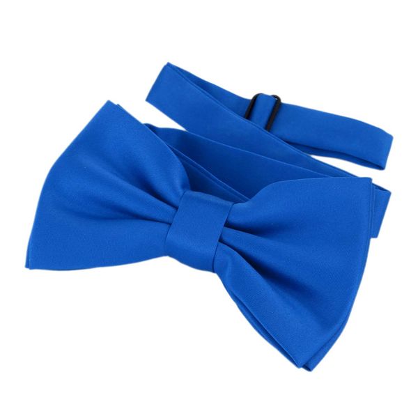 DonDon Bow Tie Blue pre-tied Bow - adjustable(Size: One size)