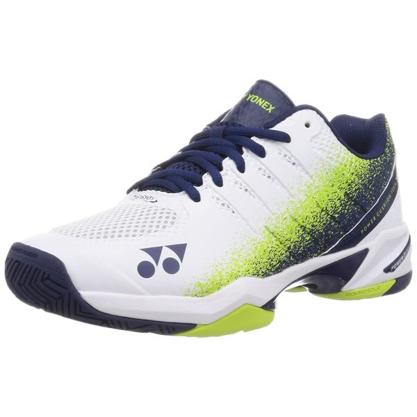 Yonex Power Cushion Team Wide AC Tennis Shoes, white/lime