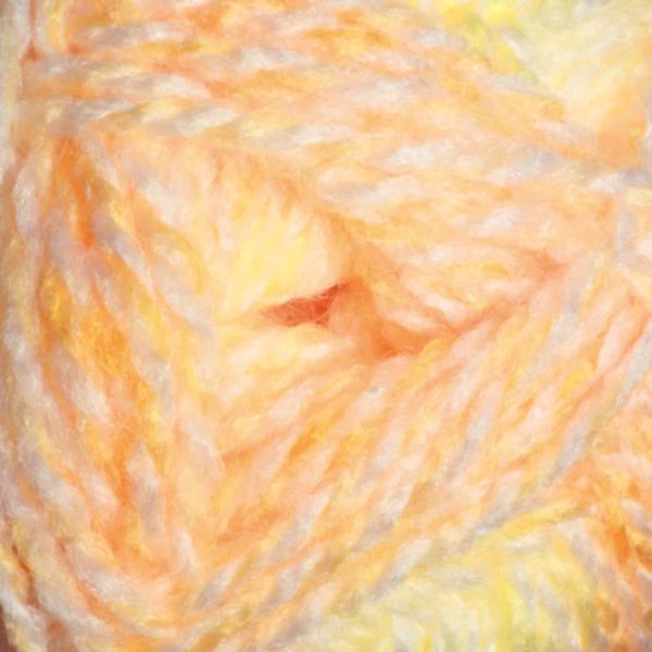 James Brett Baby Marble DK Knitting Yarn Soft Double Knit Wool 100g Ball (Orange & Yellow - BM23)