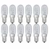 12 Pc Oven Lamp Light Bulbs 25w 120v Microwave Refrigerator Lighting Intermedium