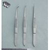 Set Of 3 IRIS EYE DRESSING Forceps 4'' Surgical Instruments