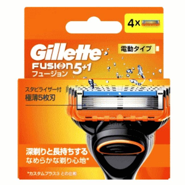 P&amp;G Gillette Fusion Electric Replacement Blades 4 Pieces