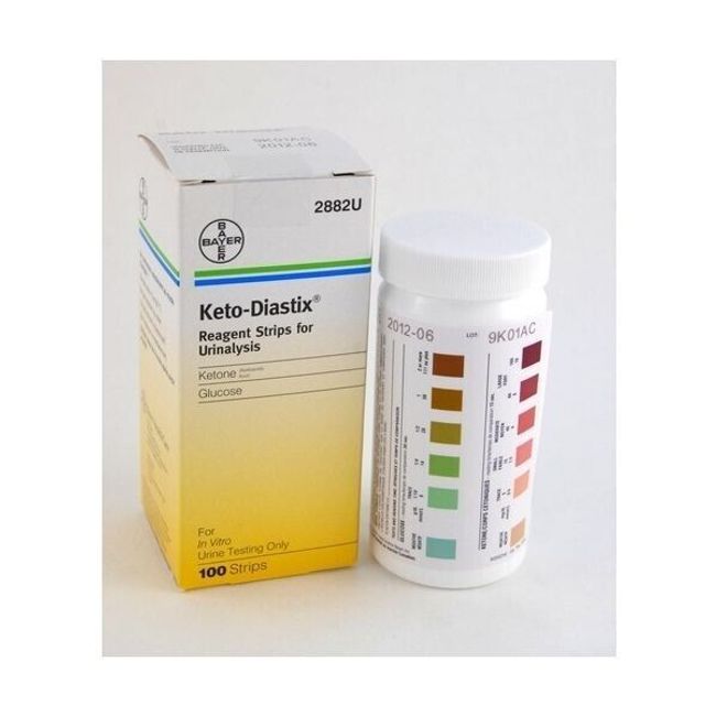 Bayer Keto-Diastix® Reagent Test Strip, Glucose and Ketone