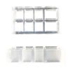 HomeAmore Spacer Block/Bracket Extension. Clear Large (4)