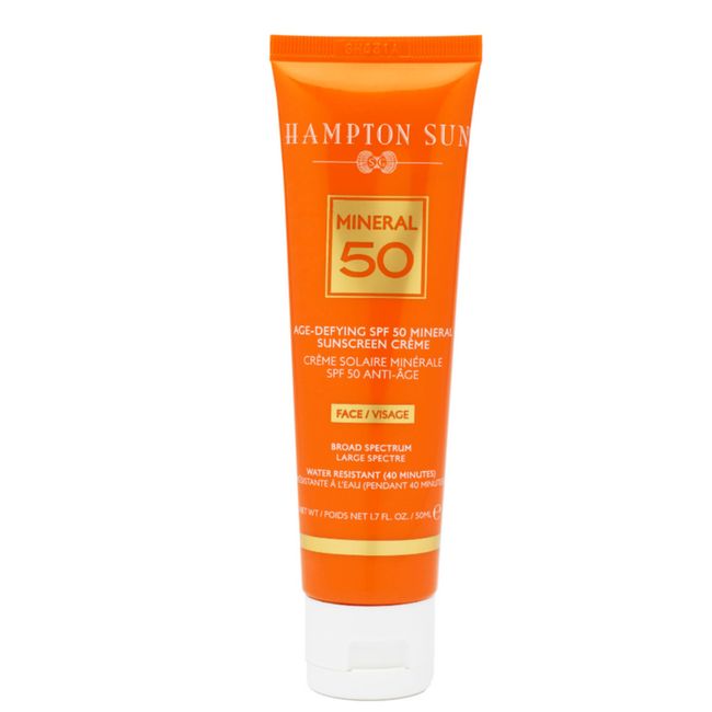 Hampton Sun Age Defying SPF 50 Mineral for Face, 1.7 Fl Oz