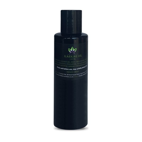 Authentic Karkar Oil 120 ml Traditionally made from Chad for Chebe Powder | Skin & Safe for All hair types - Straight | Wavy | Curly, Kinky, Thinning, Dry & Damage hair by Priddyfair Nutrition