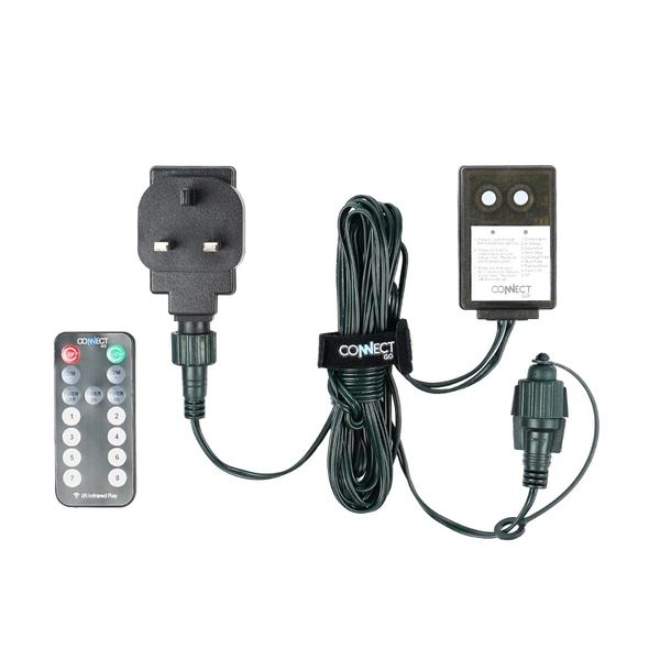 ConnectGo Small Transformer, UK Plug, Green Cable (Connect Go Only) with Remote Control