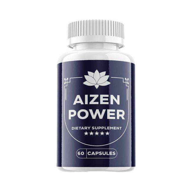 Aizen Power Male Supplement for Drive & Energy - 60 Capsules