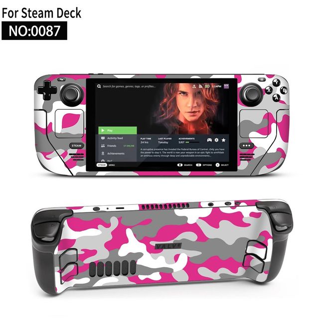 Protective Sticker Vinyl Skin For Steam Deck Console Full Set