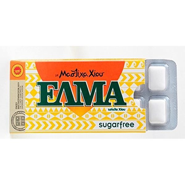 Greek Mastic Chewing Gum Elma Sugar Free (6pcs X 10 Tablets)