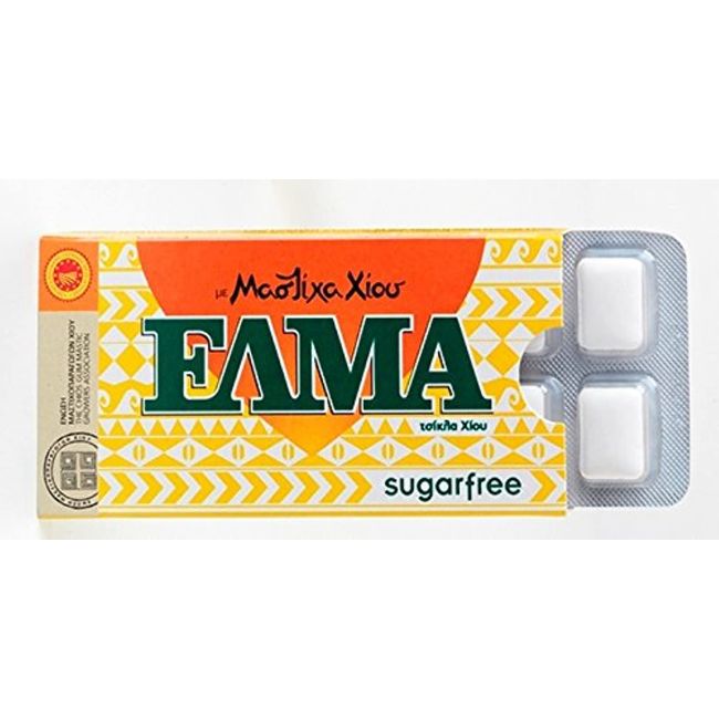 Greek Mastic Chewing Gum Elma Sugar Free (6pcs X 10 Tablets)