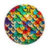 Geometric magic - colourful pattern PopSockets Swappable PopGrip
