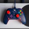 Surge Livewire Microwatt Controller (Blue), Junior Wired Controller for Xbox Series X|S, Xbox One, & Windows 10/11