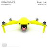 Wrapgrade Main Unit Skin Compatible with DJI Mavic Air 2 (NEON YELLOW)