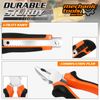 46 Piece Cordless Drill Tool Kit Garage Home Office Repairs Toolbox Set Orange