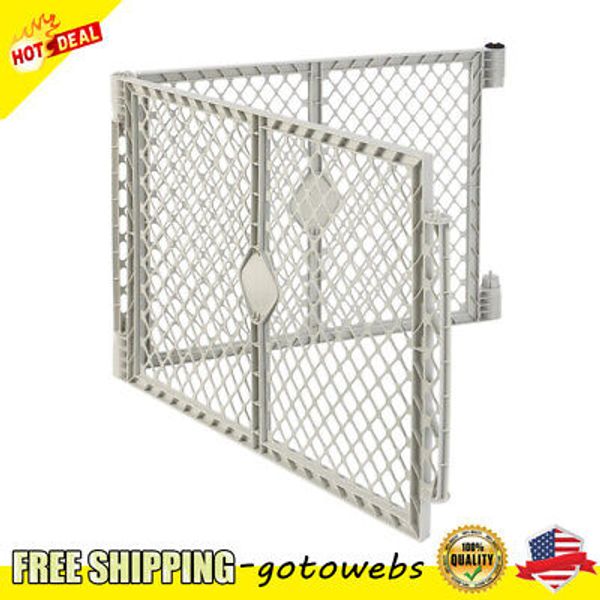 Dog Exercise Pen Pet Panel Playpen Extension Fence W/ Non-Slip Pad Lightweight