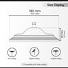 Single Point Drop Outlet Ceiling Rose | Perfect for Fabric Flex Fixing Plate UK (Brushed Copper)