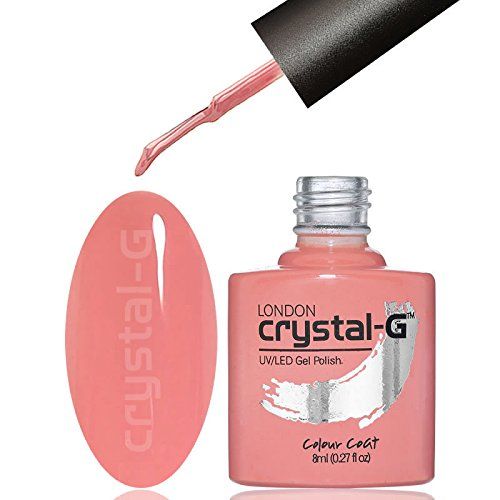 Crystal-G London - G11 Rose Trellis - Delicate Dusty Pink Creme Shade - UV LED Soak Off Gel Nail Polish Varnish - Classic Range - 8ml - ***REQUIRE UV/LED LAMP TO CURE DRY GEL POLISH***