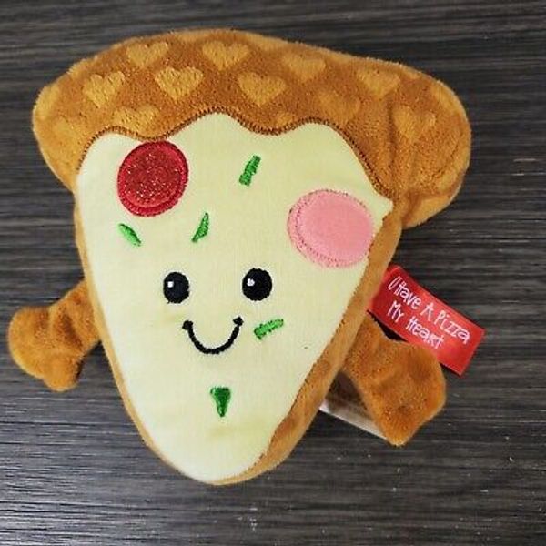 Pizza Slice Plush Dan Dee Kawaii Food Toy U Have A Pizza My Heart 6" Valentine's