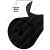 3ft x 4ft BLACK BLANKET FOR DOG CAT PET BED, CARRIER THROW STEPS LINING
