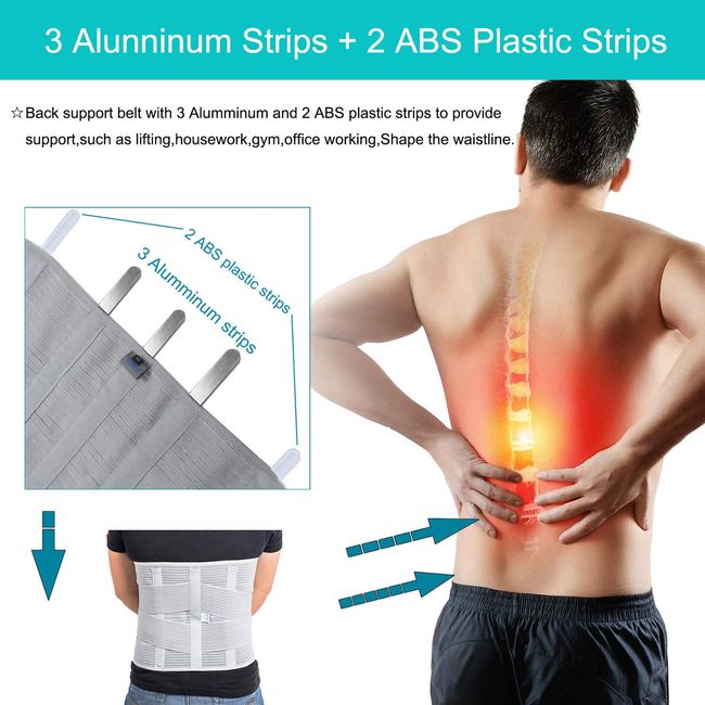 Back Support Lower Back Brace Back Pain Relief Lumbar Support Belt Men  Women