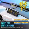 4 Gang Wireless Switch Panel LED Light Bar ON/OFF Circuit Control Box Marine 12V
