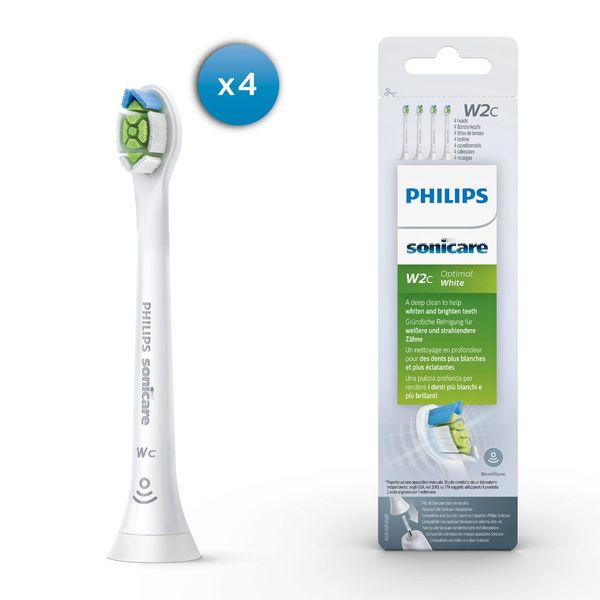 Philips Sonicare White Plus (Formerly Diamond Clean) Mini Replacement Brush 4 Pieces HX6074/27 [Parallel Import]