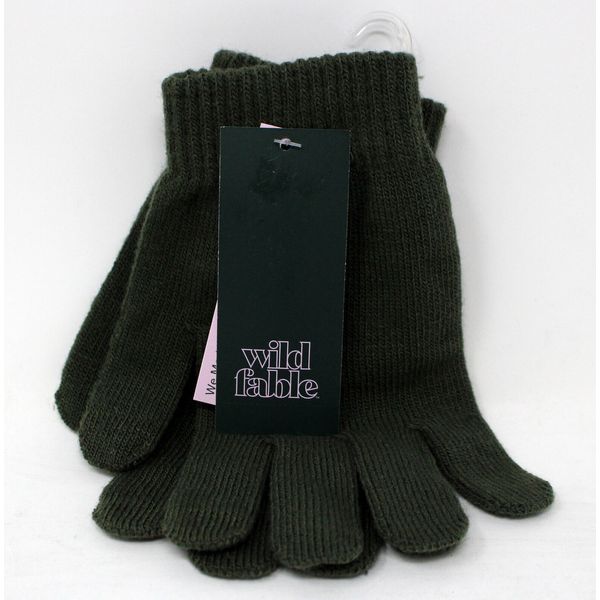 Wild Fable Olive One Size Mittens 1 Pair