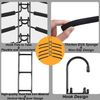 Multi-Layer Clothes Hanger Heavy-Duty Stainless-Steel 5in1 Space Saving 2 Hooks