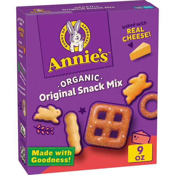 Annie's Organic Assorted Crackers and Pretzels Snack Mix, 9 oz (Pack of 12)