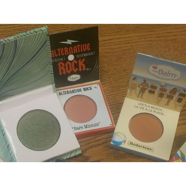 the Balm Cosmetics & Laura Sanchez  Eye Shadows Travel Size