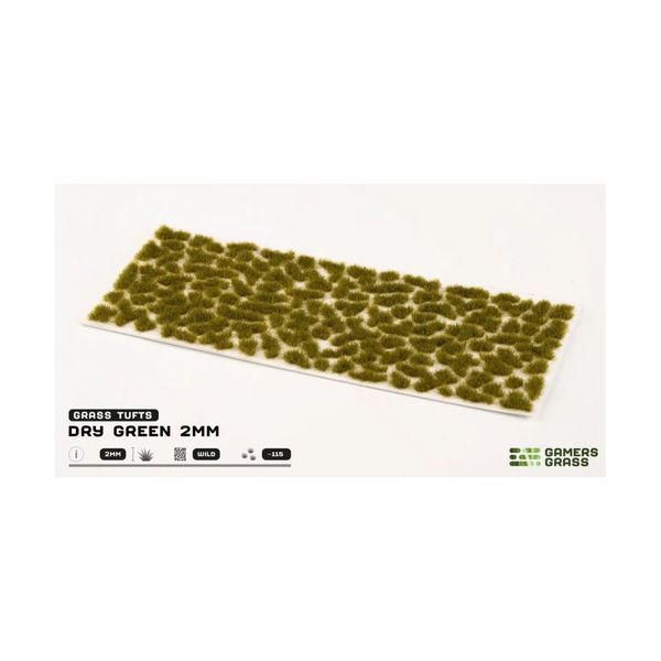 Gamers Grass Dry Green (2mm)
