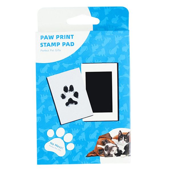 Pet Paw Print Ink Pads Dog Cat DIY Keepsake Pawprint Maker Kit Handprint