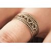 Viking Ring Northern Light 9 mm Viking Jewellery Bronze, Bronze, No Gemstone