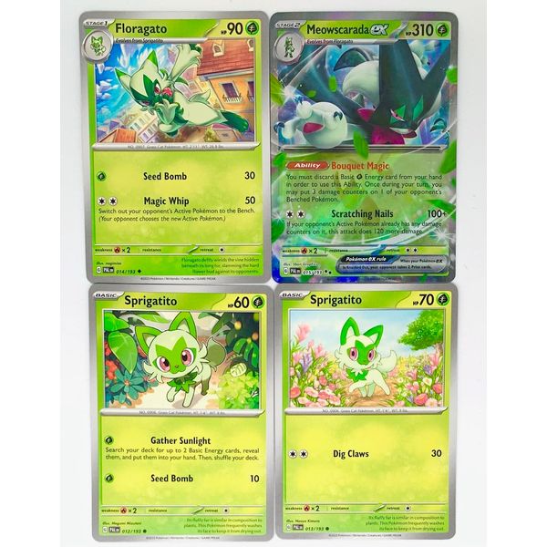 Meowscarada ex 015/193 - Paldea Evolved Double Rare - Pokemon Evolution Card Lot